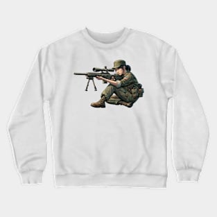 Sniper Girl Crewneck Sweatshirt